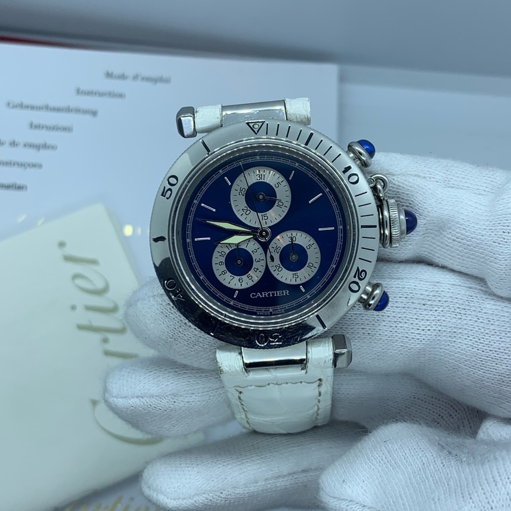 SOLD***Cartier Pasha Chronograph***SOLD - Picture 6 of 9